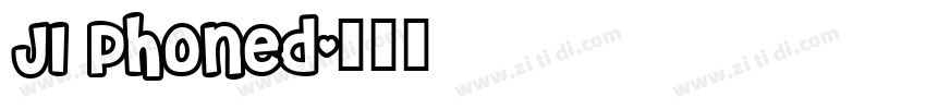 JI Phoned字体转换